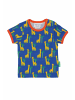 Toby Tiger T-Shirt mit Giraffen Print in blau