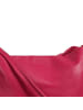 Toscanto Toscanto Schultertasche, Beuteltasche Leder fuchsia, pink ca. 42cm