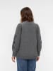 Vero Moda Strickpullover in Medium Grey Melange