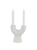 Butlers Butlers Kerzenhalter TWIN in Creme
