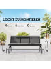 Outsunny Schaukelbank,147L x 70B x 85H cm,Schwarz