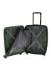Gladiator 2800 4 Rollen Kabinentrolley 55 cm mit Dehnfalte green