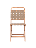 Beliani 3-tlg Bistro Set CALCIANO in Braun/Beige