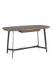 Angel Cerdá Schreibtisch 3137 in Walnuss / Schwarz – (B)140 x (H)76 x (T)72 cm