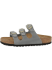 Birkenstock Sandale Florida SFB geöltes Nubukleder schmal in grau