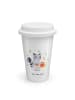 Mr. & Mrs. Panda Coffee To Go Becher Waschbär Laterne ohne Spruch in Weiß