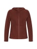 DreiMaster Women Fleece Jacket in Braun