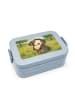 Mr. & Mrs. Panda Bento Box Hund Entspannen Design ohne Spruch in Blau Pastell