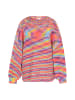 IZIA Damen Pullover in Pink Mehrfarbig