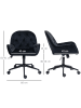 Vinsetto Bürosessel-60B x 61T x 81-91H cm-Schwarz