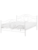 Beliani Doppelbett LYRA in Weiß - (W) 147 x (H) 103 x (L) 211 cm