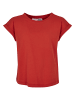 Urban Classics Urban Classics Damen Girls Organic Extended Shoulder Tee in hugered