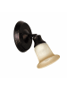Licht-Erlebnisse Wandlampe EEK G (B)20 x (H)28 cm in Braun Antik Creme
