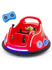 COSTWAY 12V Autoscooter Kinderfahrzeug in Rot