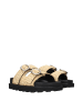 Jil Sander Beige Raffia Hausschuhe