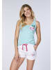 Oklahoma Jeans Tank Top in Blau