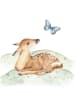 A.S. Création Leinwandbild Canvas Forest Friends Blau