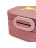 Mr. & Mrs. Panda MEPAL Bentobox Giraffe Blumenkranz Motiv mit Sp... in Rot Pastell