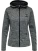 Hummel Hoodie Mit Reißverschluss Hmlselby Zip Hoodie in DARK GREY MELANGE