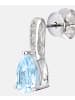 Diamant L'éternel Ohrhänger aus 375 Weißgold mit Diamant mit Topas