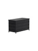 ebuy24 Auflagenbox Nisis Schwarz 130 x 60 cm