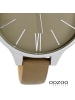 Oozoo Armbanduhr Oozoo Timepieces beige, braun groß (ca. 45mm)