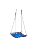 relaxdays Nestschaukel in Blau-Schwarz - (B)74 x (H)153 x (T)98 cm