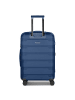 D&N South Dakota 4 Rollen Trolley M 66 cm mit Dehnfalte in navy blue
