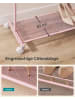 SONGMICS Kleiderständer Pataye in Rosa - (B)74 x (H)158.3 x (T)40.6 cm