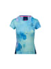 BIDI BADU Eve Tech Roundneck Tee - aqua, dark blue in aqua/dunkelblau