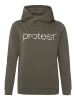 Protest " CLASSIC LOGO HOODY in Just Leaf