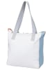 360 grad Shopper Welle in Weel-Weiß/Hellblau/Orange/Gelb