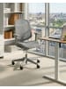 Beliani Bürostuhl AERI in Grau/Schwarz - (W) 60 x (H) 93 x (L) 60 cm