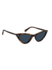 Polaroid Frauen Sonnenbrille Katzenauge Braun