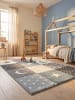KADIMA DESIGN Kinderteppich Kinder-Motiv Kinderzimmer pflegeleicht Spielzimmer Motiv in Blau