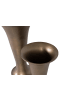 Giner y Colomer 2 er- Set: Vasen aus Aluminium mit Bronze-Finish in Bronze