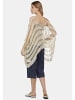 Usha Poncho in Wollweiss