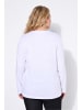Ulla Popken Shirt in schneeweiß
