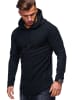 behype Hoodie B-LEON in schwarz