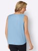 Sieh an! Blusentop in eisblau
