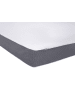 Beliani Topper SLUMBER in Grau/Weiß - (W) 160 x (H) 6 x (L) 200 cm