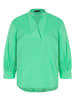 More & More Stretchbluse in march green