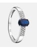 Diamant L'éternel Ring aus 375 Weißgold mit Diamant mit Saphir