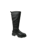 Indigo Langschaftstiefel in schwarz