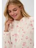 SAINT TROPEZ Langarm - Hemd PonyoSZ Gerade Passform in Ice Red Mon Amour