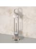 relaxdays WC Garnitur in Silber - (H)79 x Ø 22 cm