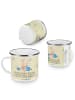 Mr. & Mrs. Panda Becher Hase Marienkäfer mit Spruch in Blumig
