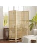 HOMCOM Paravent-135L x 1,7B x 180H cm-Naturholz