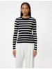 KOTON Sweater in Marineblau Gestreift
