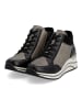 remonte Sneaker in Schwarz/Silber